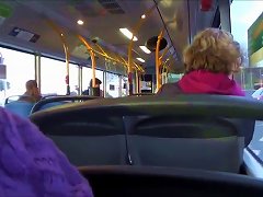 Getting Blowjob By Two Girls On Public Bus